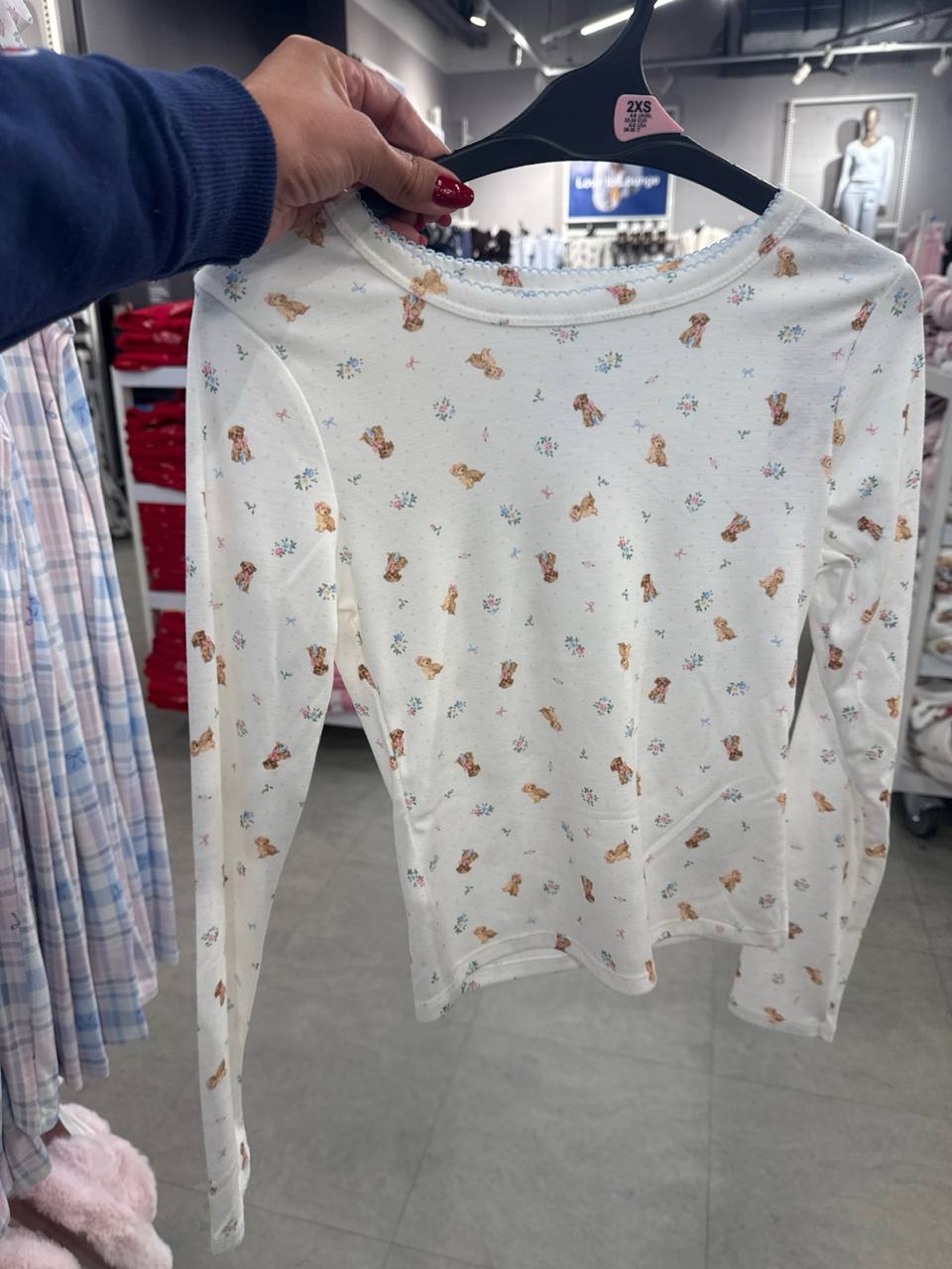 manga longa   pijama