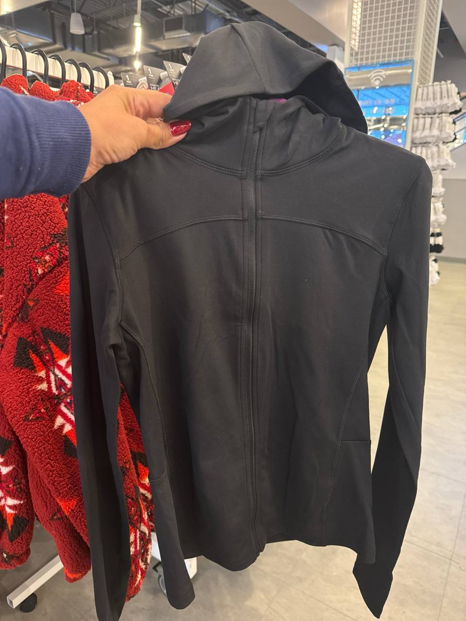 blusa com zíper