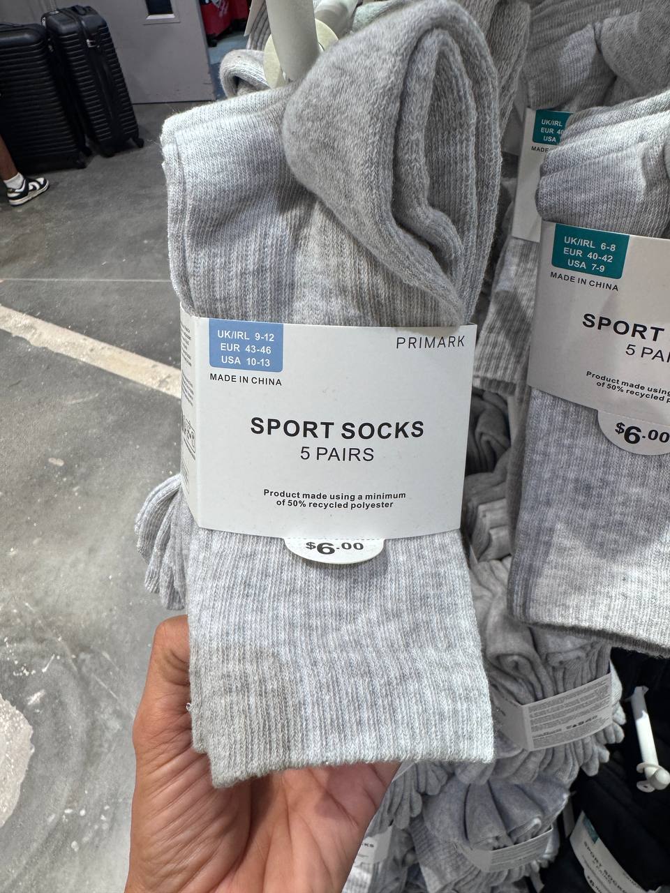 Pack 5 pares meias