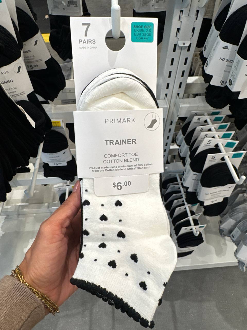 Pack 7 pares meias