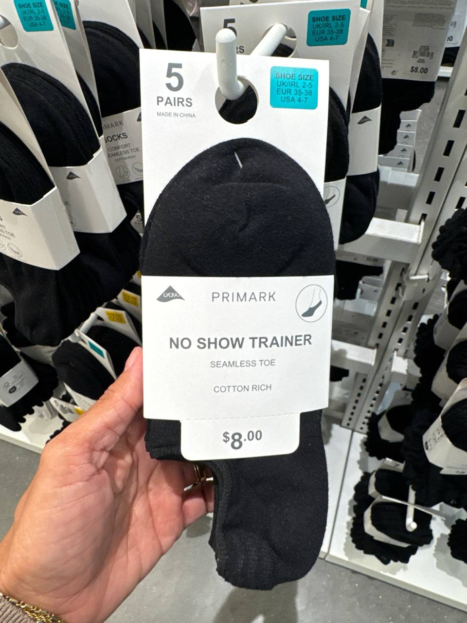 Pack 5 pares meias