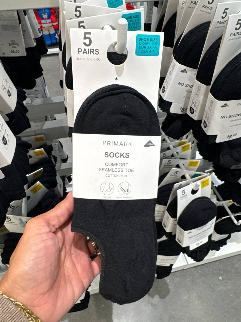 Pack 5 pares meias