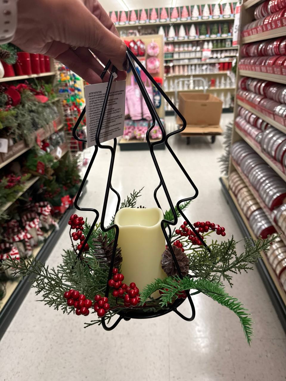 decoração    com vela a pilha