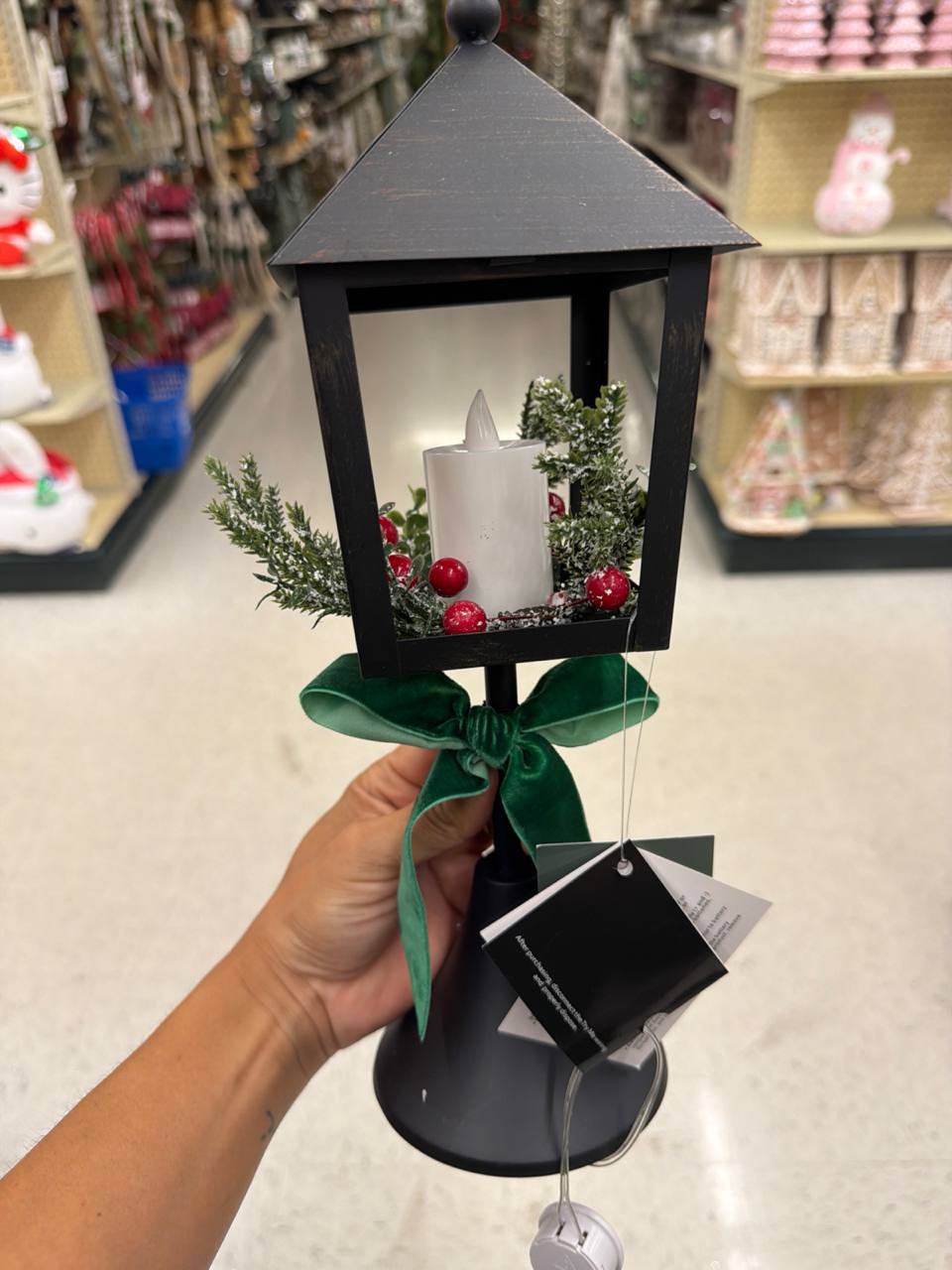 decoração    com vela a pilha