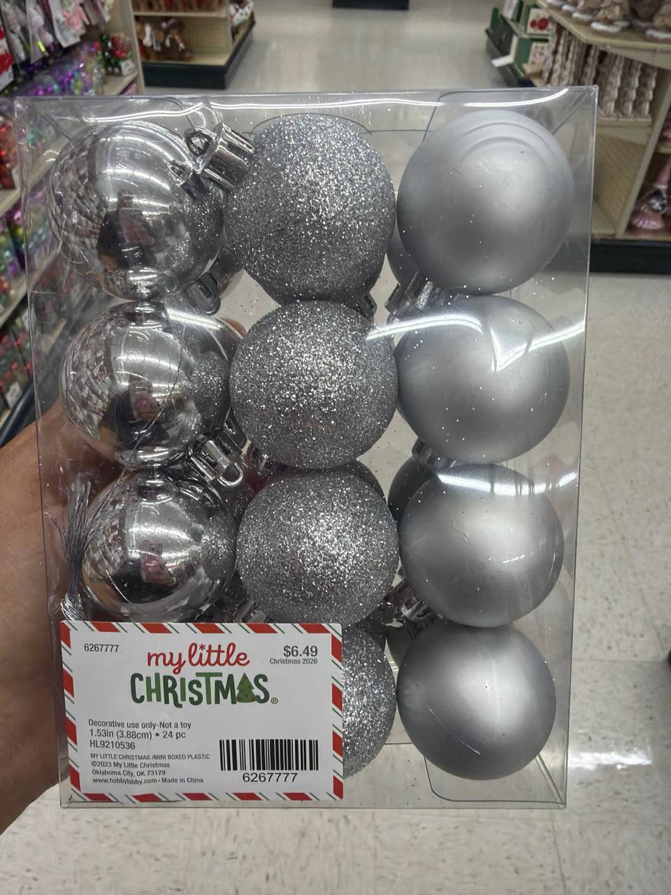 24 peças decoração