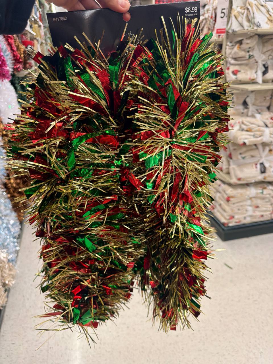 Festão de Natal 2.74 metros decoração