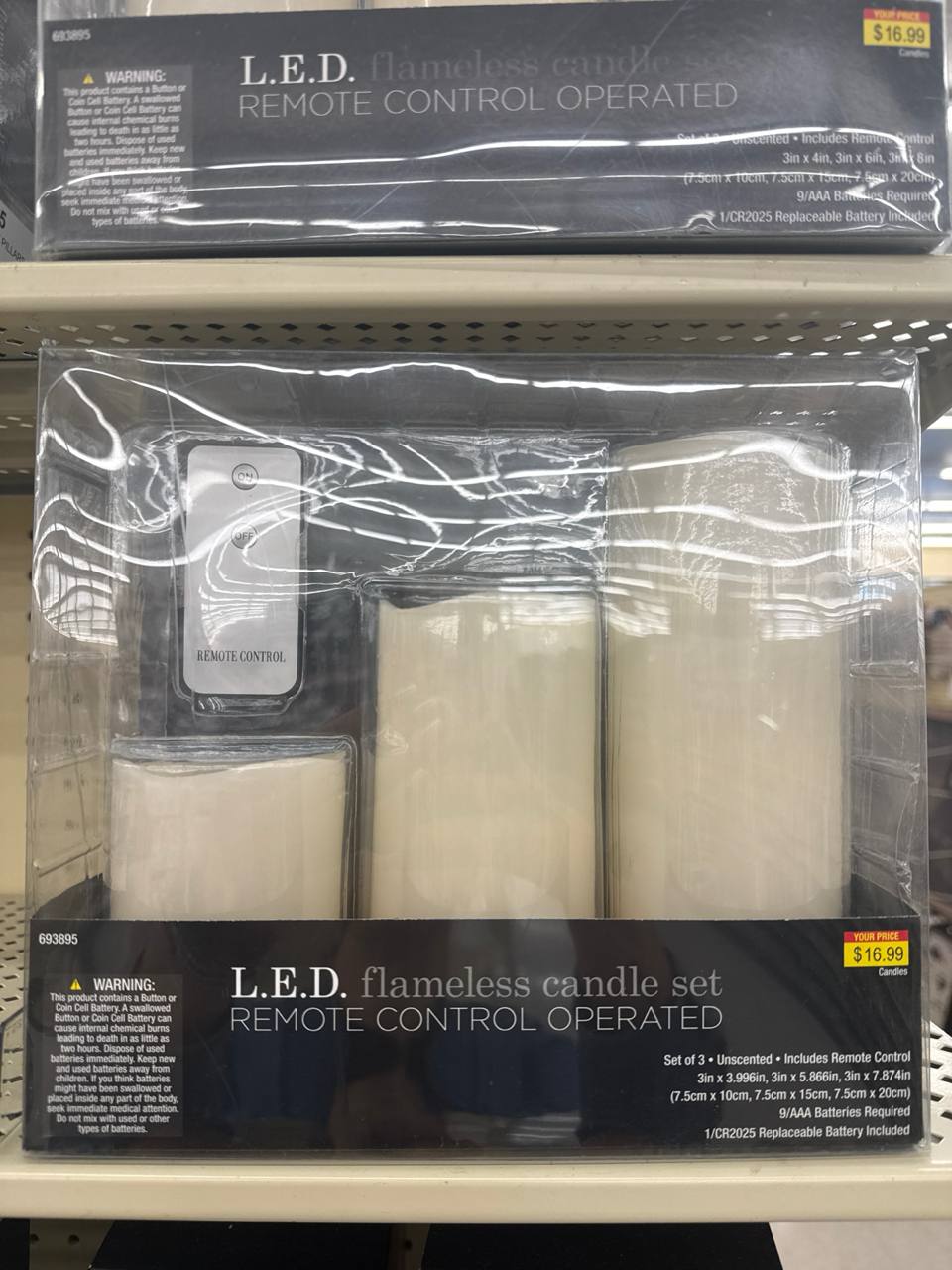 velas a pilha   com controle