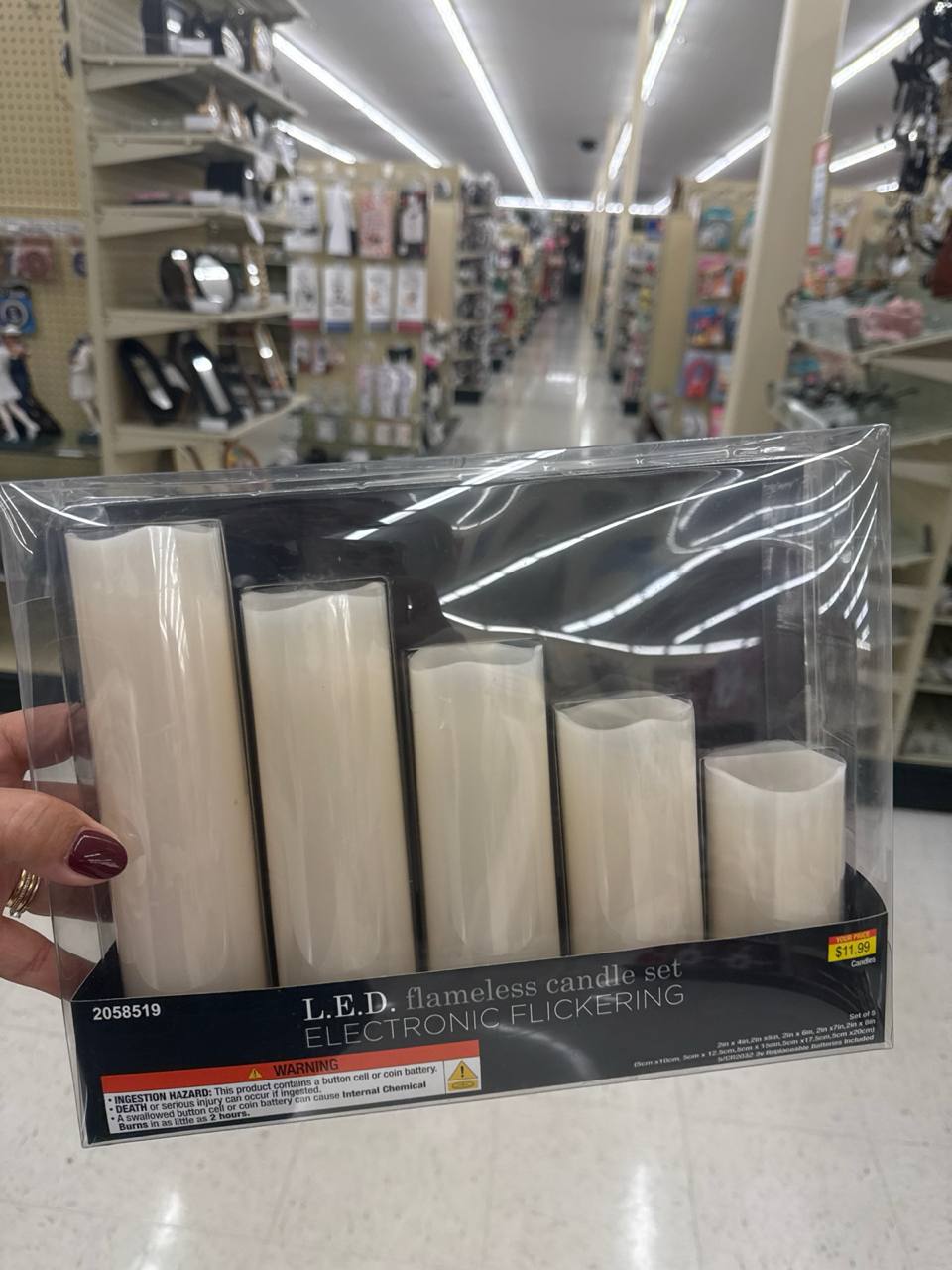 velas a pilha