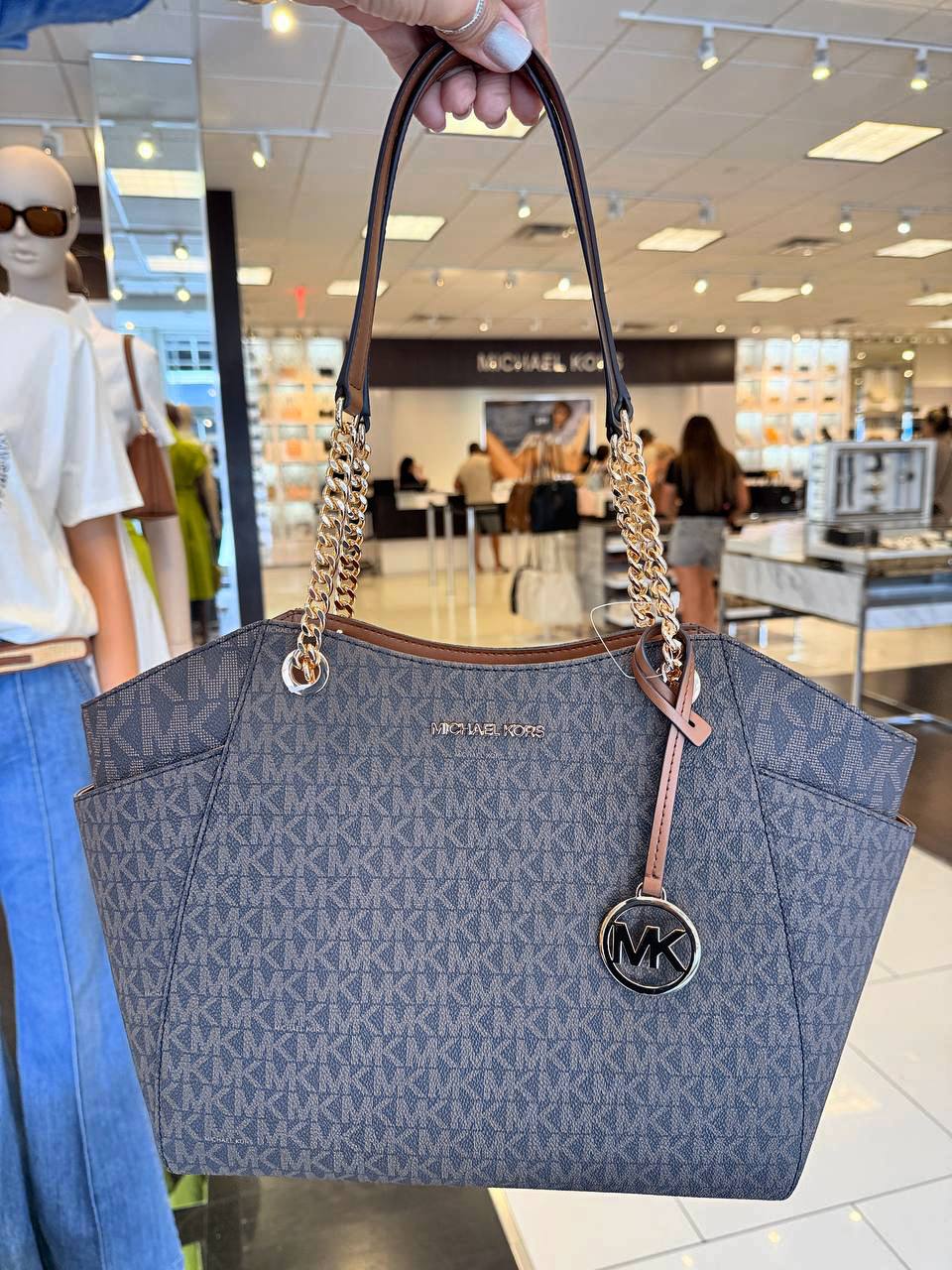 JET SET CHAIN SHLDR TOTE