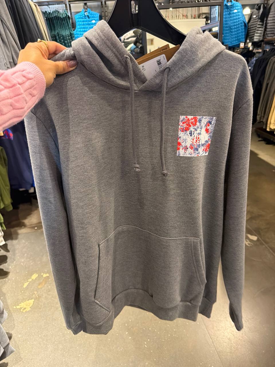 moletom com fleece e capuz