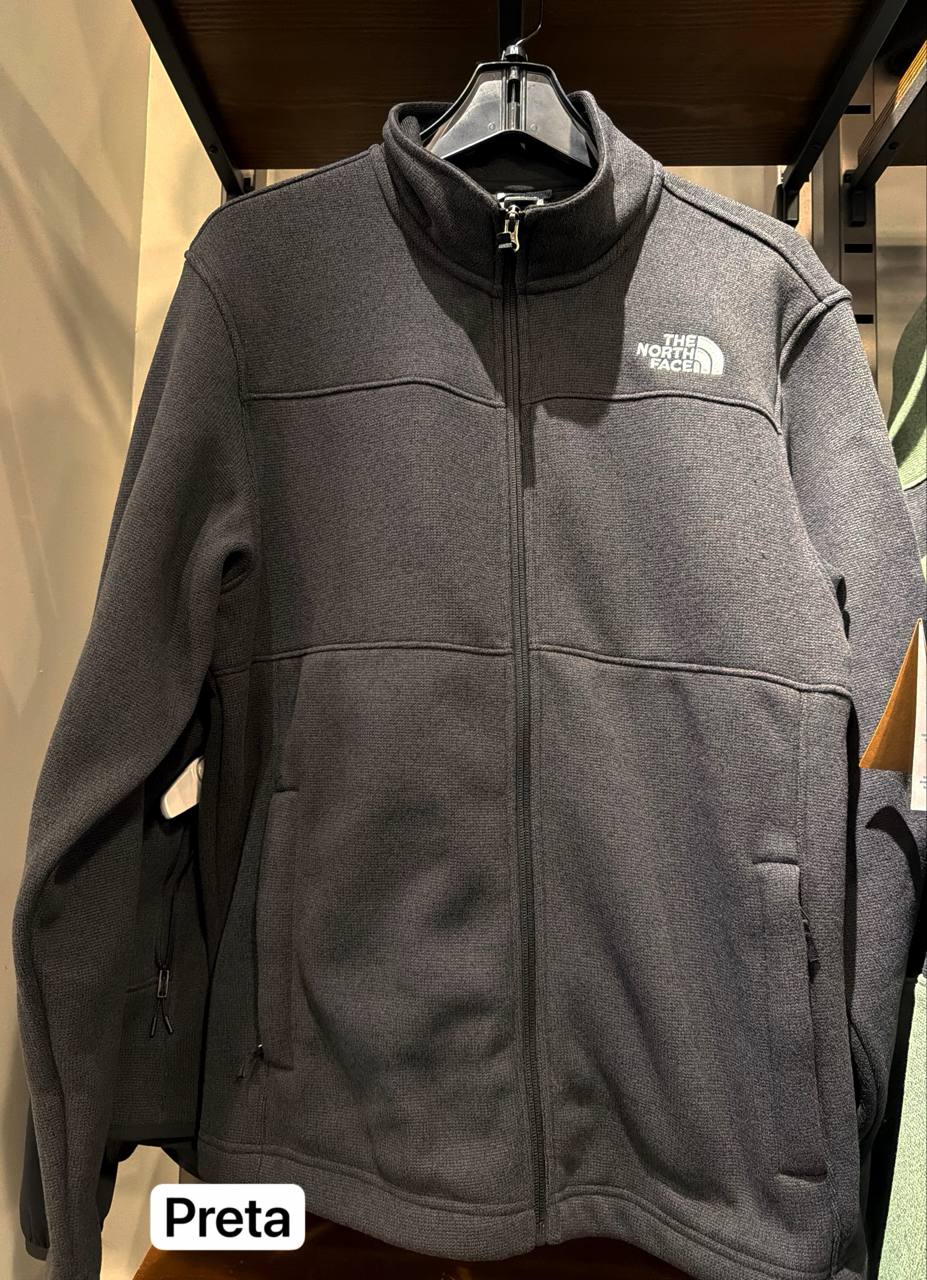 casaco com fleece com Ziper