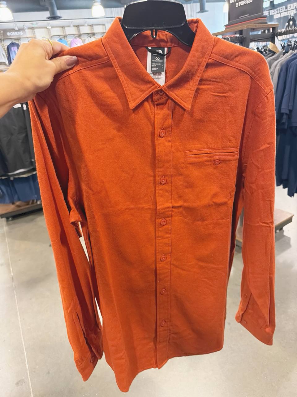 camisa manga longa 100% algodão