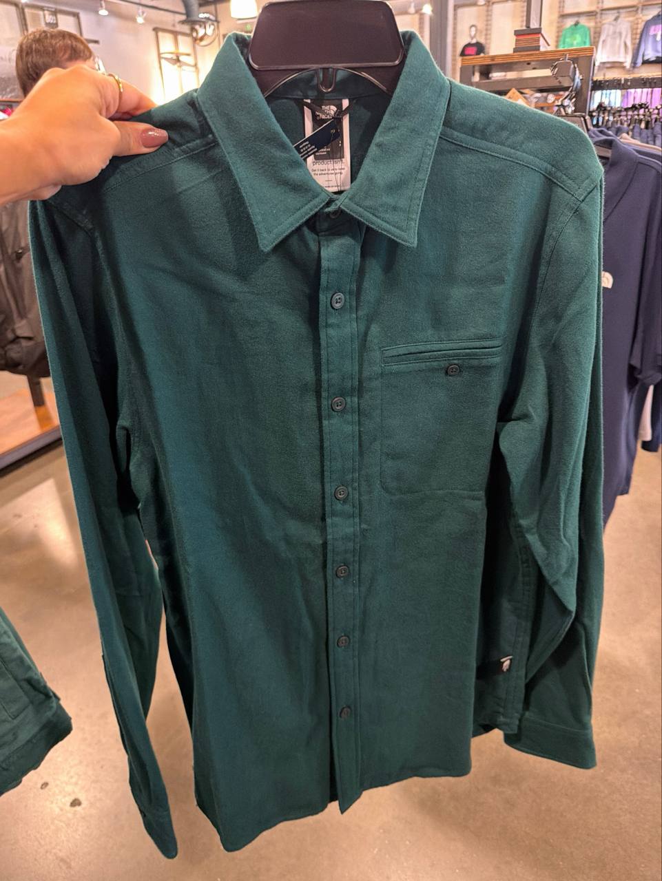 camisa manga longa 100% algodão