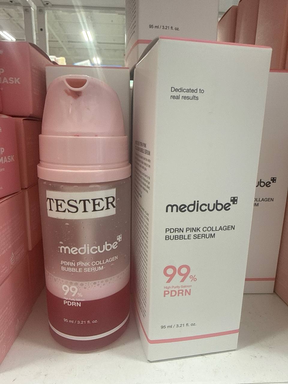 Medicube PDRN Pink Collagen Bubble Serum - Sérum facial em espuma/bolhas. | 95ml