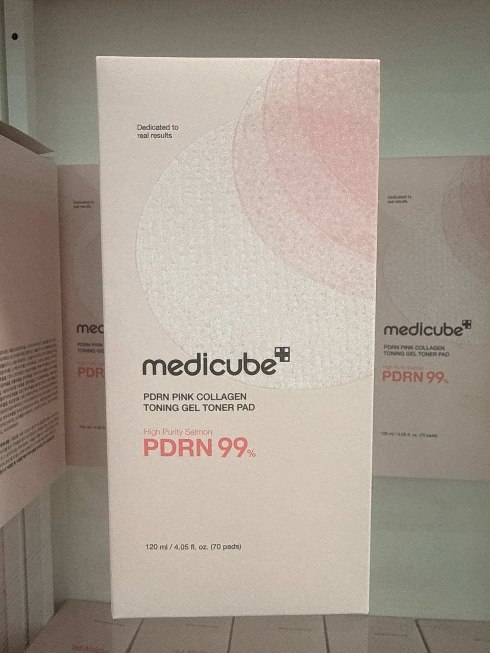 medicube PDRN pink collagen toning Gel toner Pad | 120ml