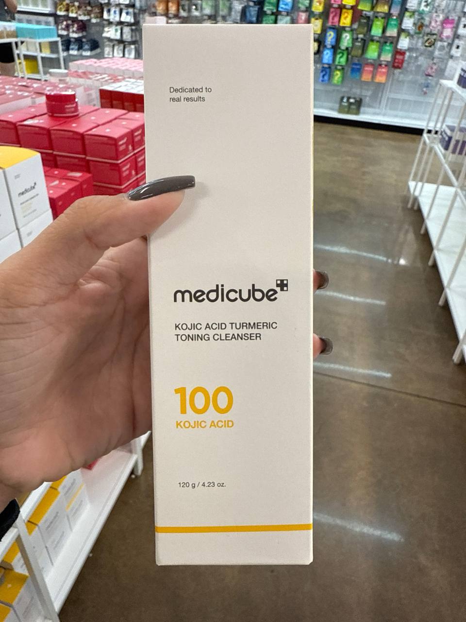 medicube kojic acid turmeric toning cleanser | 120g