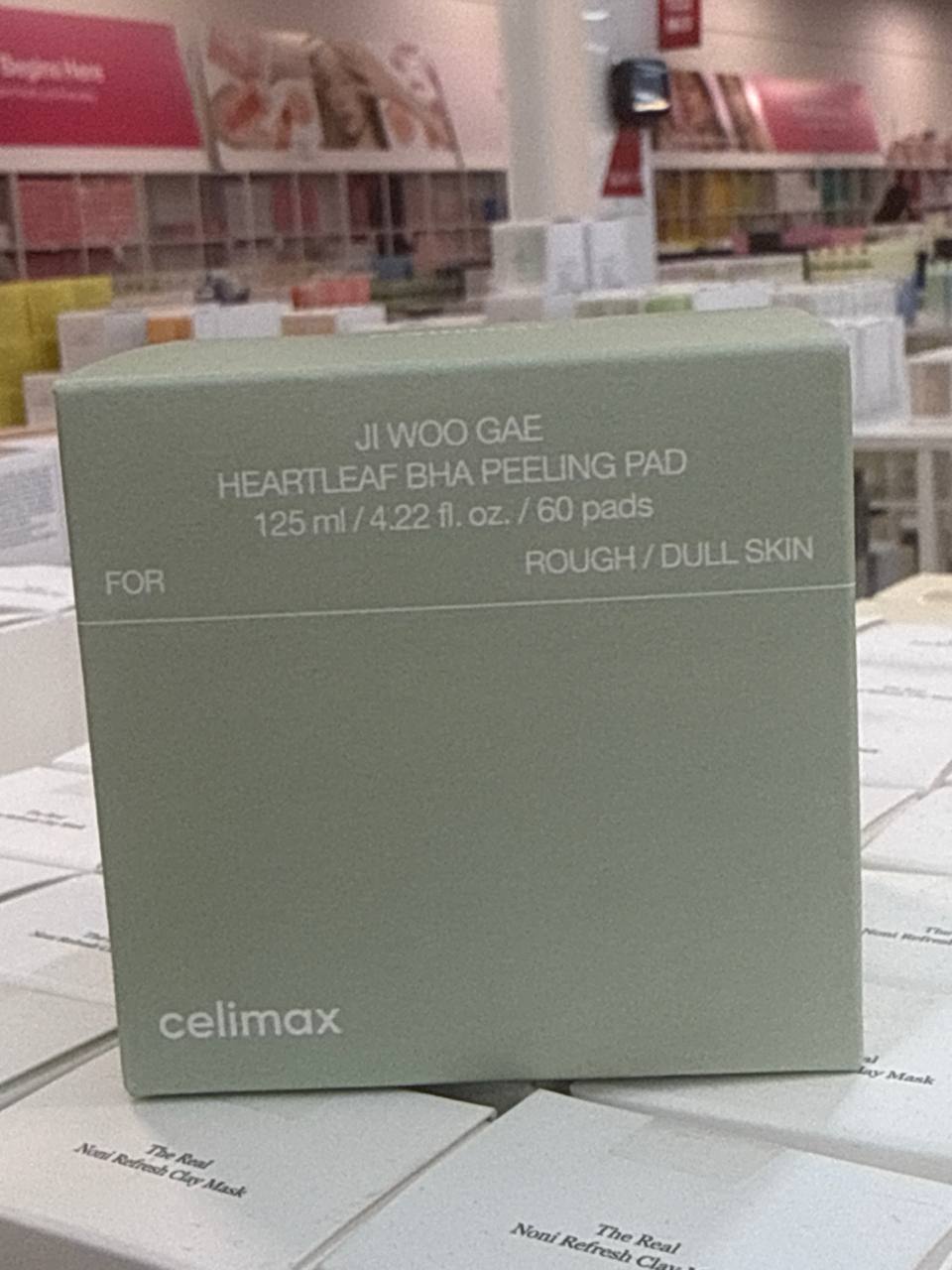 celimax JI WOO GAE HEARTLEAF BHA PEELING PAD 125ml