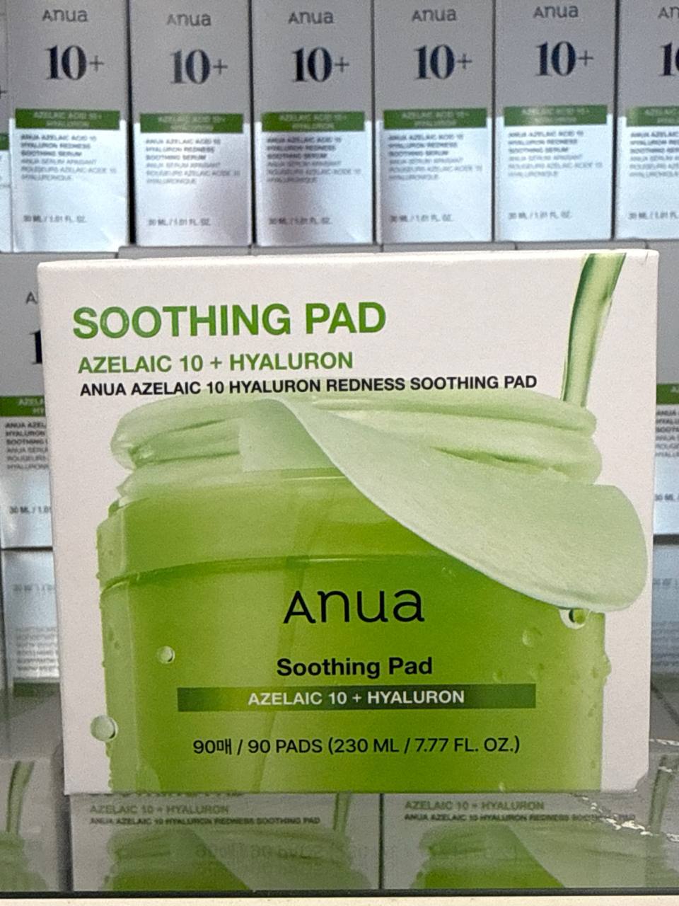 ANUA Zelaic 10 + Hyaluron soothing Pad