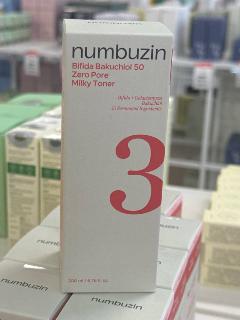 numbuzin 3 Bífida Bakuchioul 50 zero pore Milk toner | 200ml