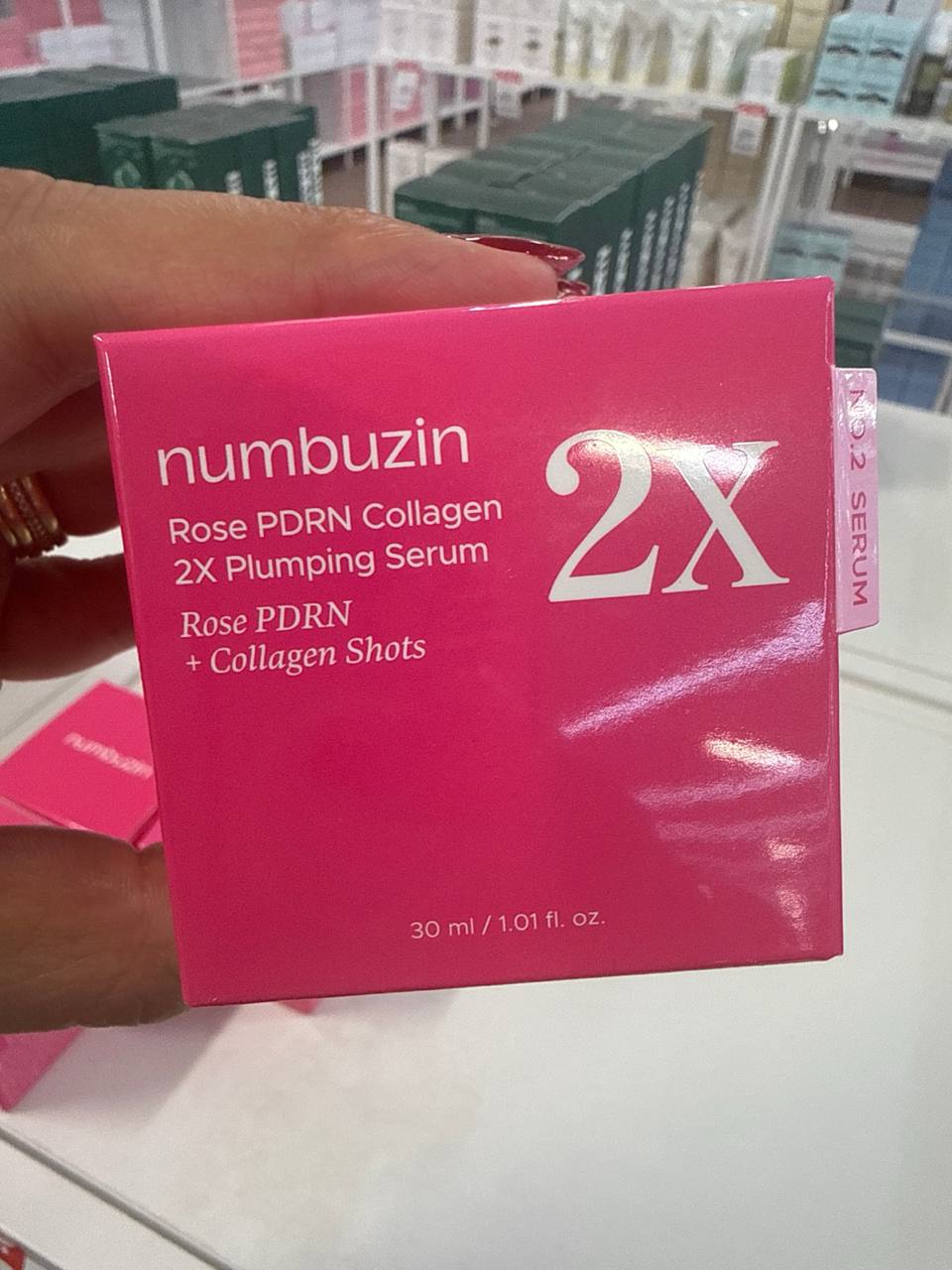 numbuzin ROSE PDRN COLLAGEN 2X plumping serum  30ml
