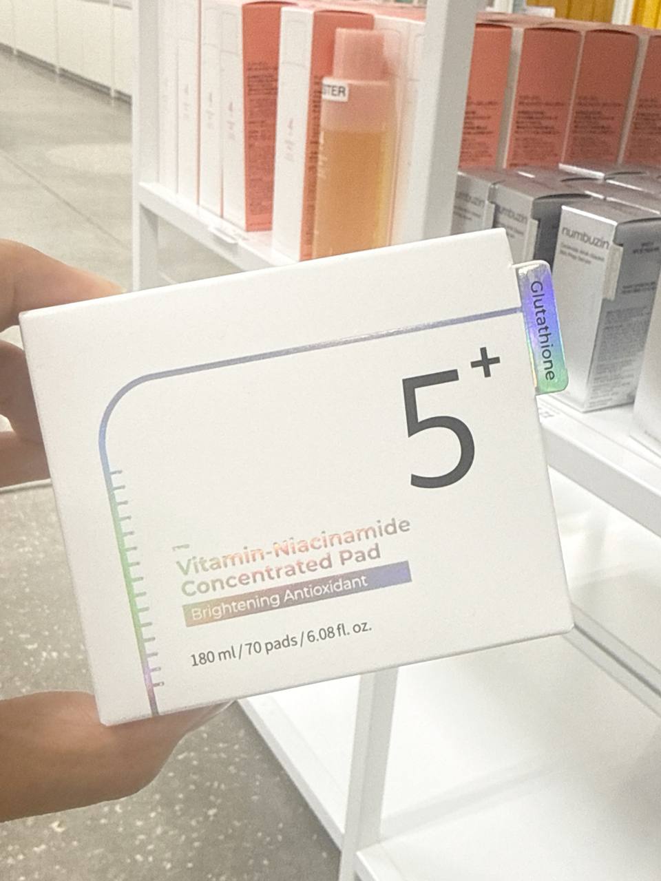 numbuzin No. 5+ Vitamin-Niacinamide Concentrated Pad