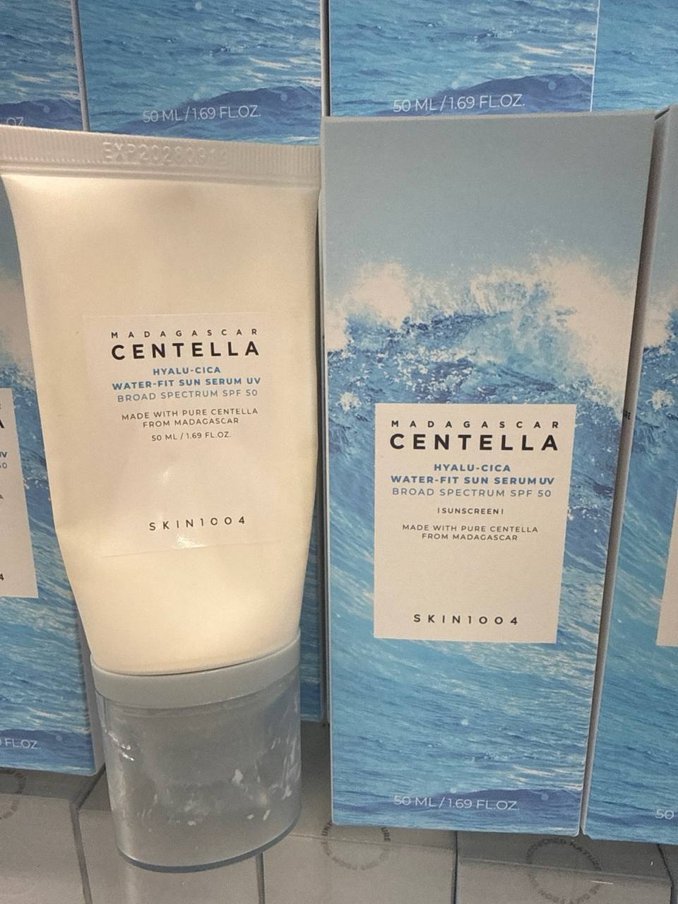 SKIN1004 Hyalu-Cica water fit Sun serum Uv SPF 50 / 50 ml