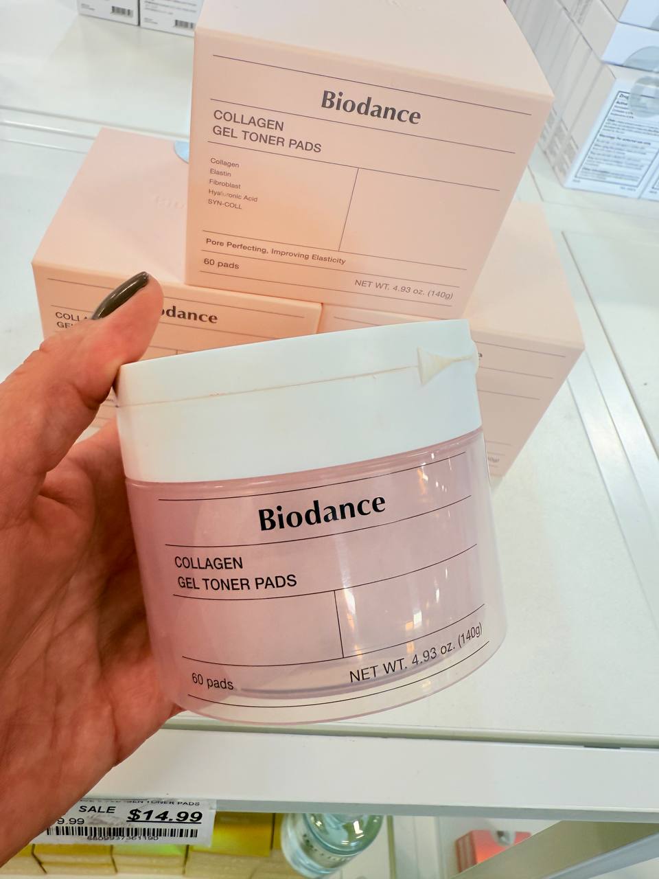 BIODANCE - COLLAGEN GEL TONER PADS - indicado para firmar e hidratar a pele, minimizando a aparência dos poros