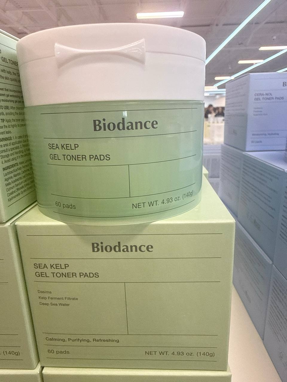 BIODANCE - SEA KELP TONER PADS - lenço de hidratação facial
