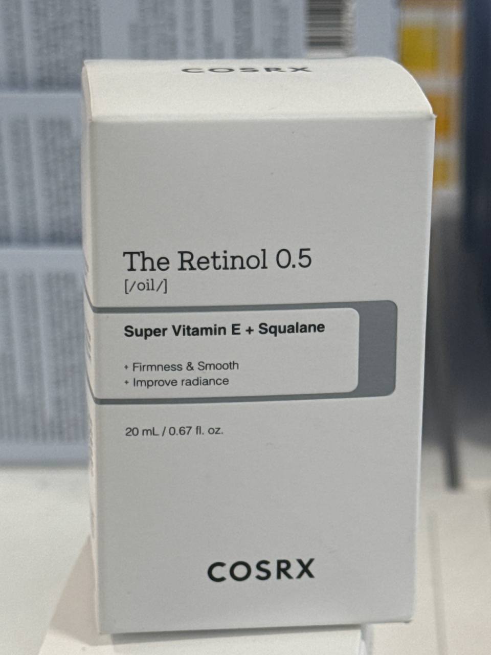 COSRX The Retinol 0.5 vitamina E Squalane 20 mL) -