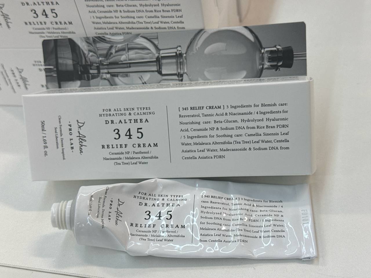 Dr. Althea 345 um hidratante facial vegano coreano focado em hidratação, acalmar a pele e cuidar de marcas de acne e manchas 50 ml
