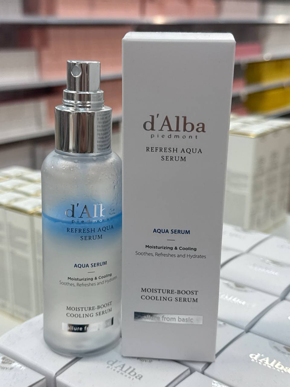 D'ALBA - d'Alba White Truffle Refresh Aqua Serum (100 ml / 3.38 fl oz), um sérum hidratante em formato de spray com efeito refrescante e calmante