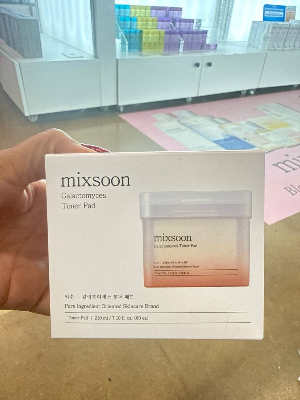 mixsoon Galactomyces Toner Pad (discos tonificantes com fermento de Galactomyces da marca mixsoon)