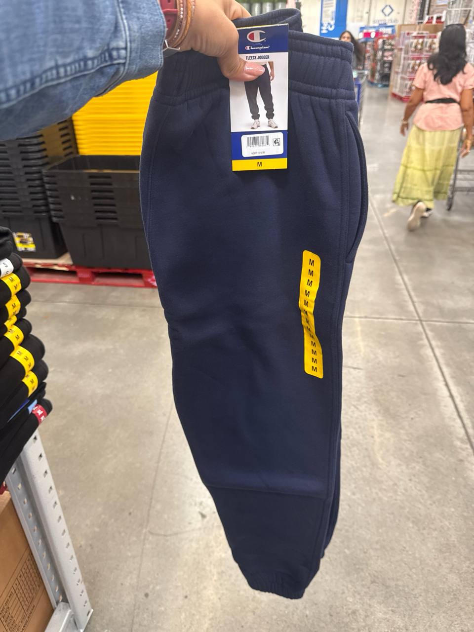   calça  moletom com fleece  jogger Champion