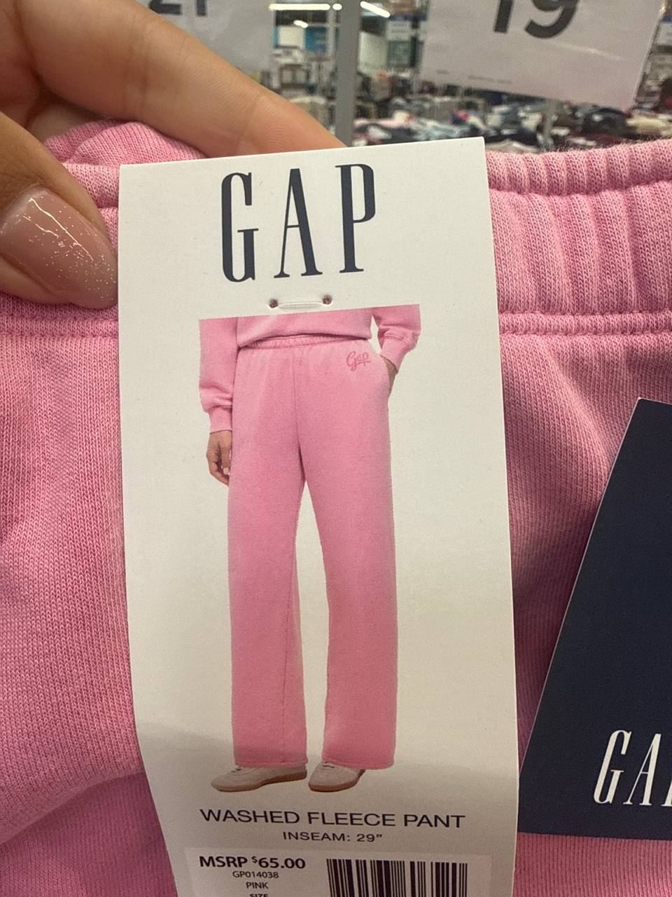  calça moletom
com fleece  GAP