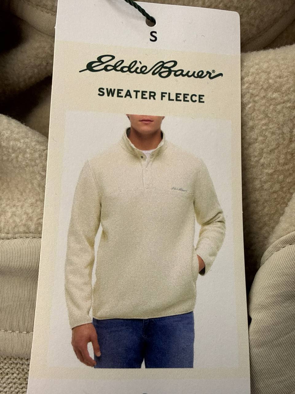  suéter com fleece Eddie Bauer