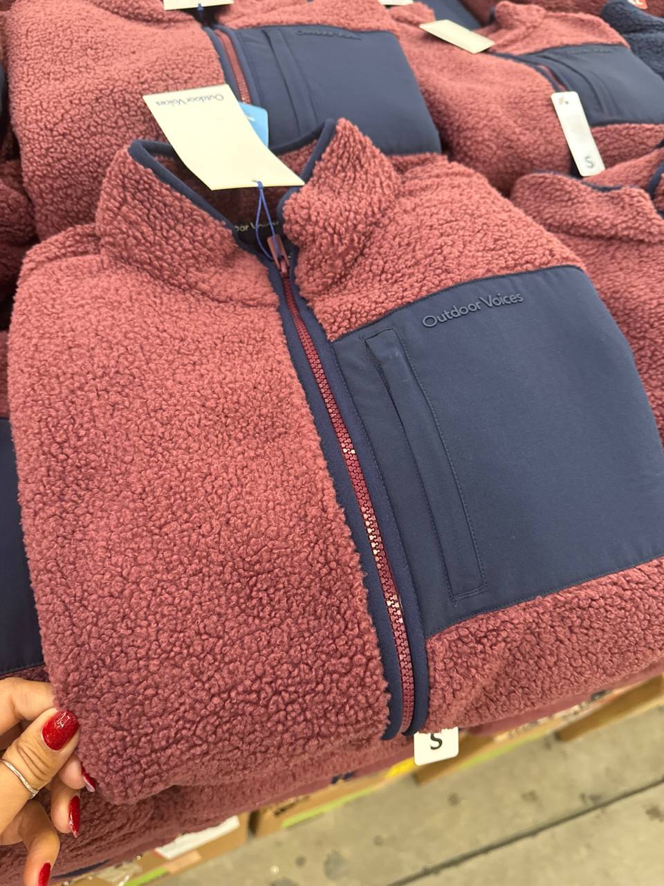   Jaqueta Outdoor Voices fleece