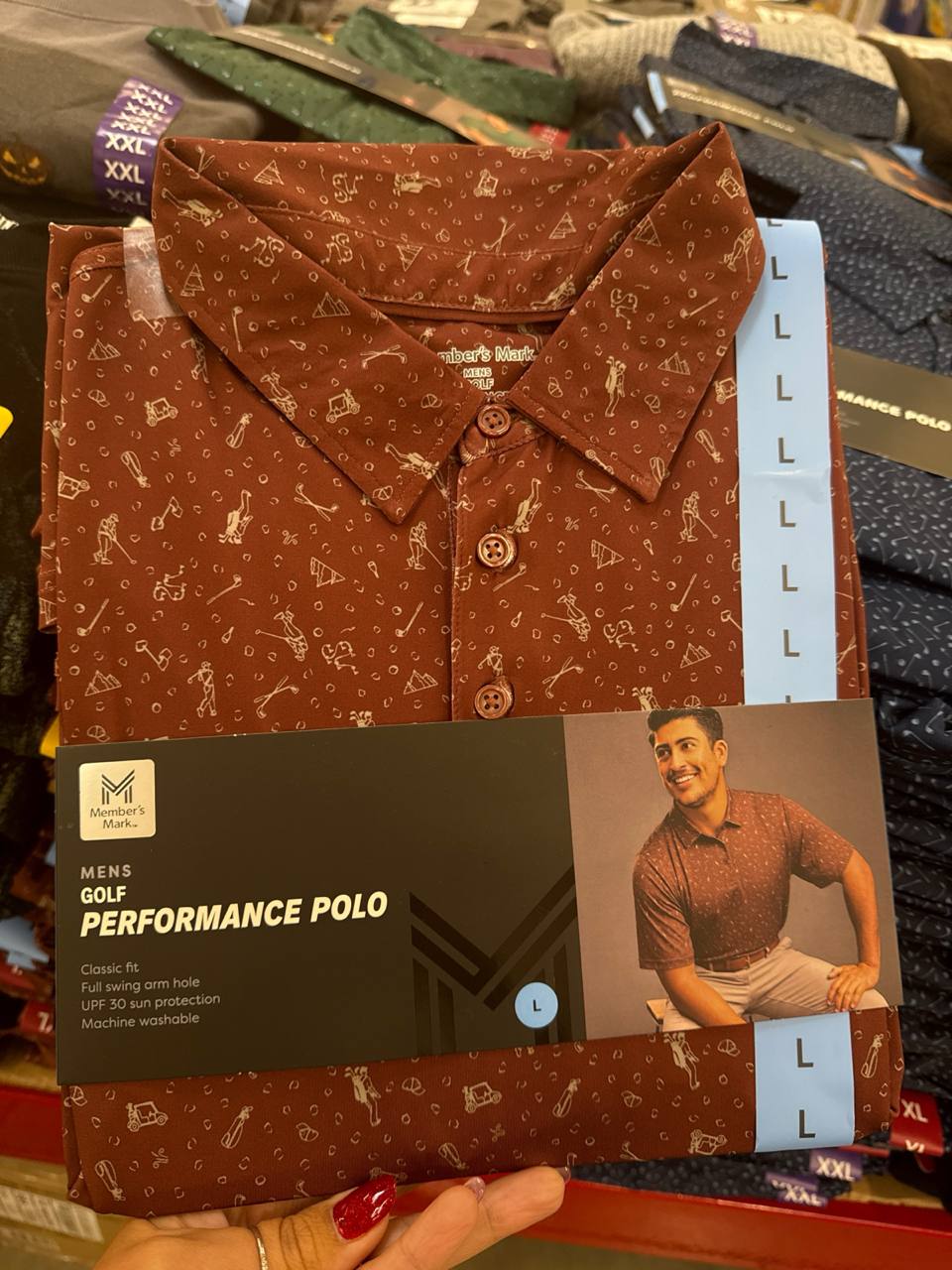   camisa polo Menbers Mark