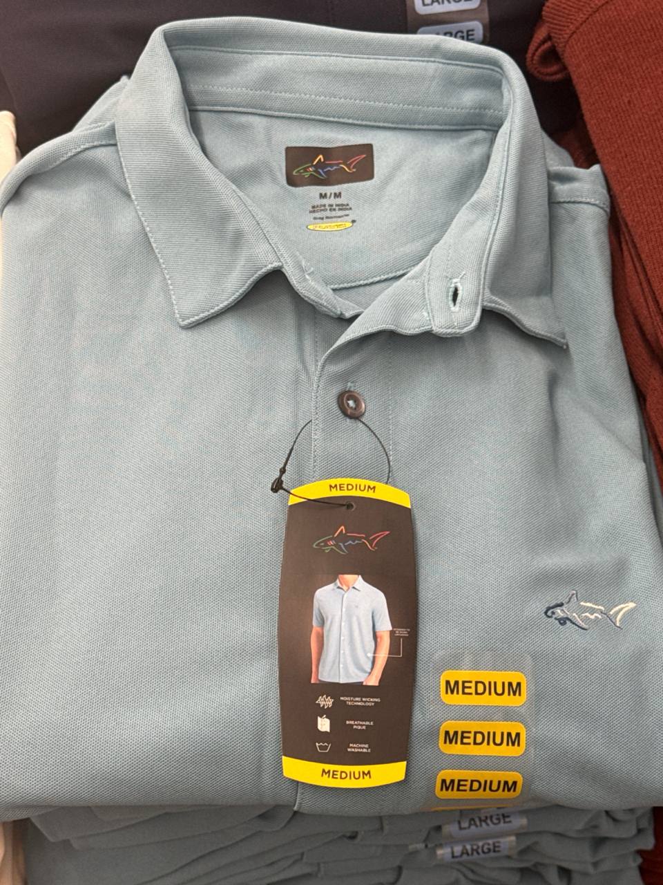   Camisa de botão manga curta Greg Norman