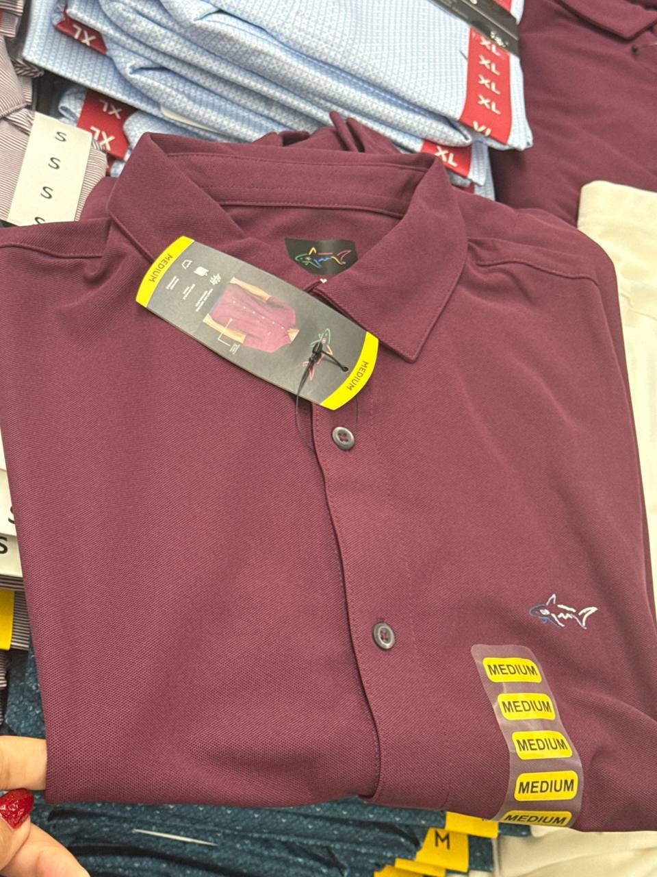   Camisa de botão manga curta Greg Norman
