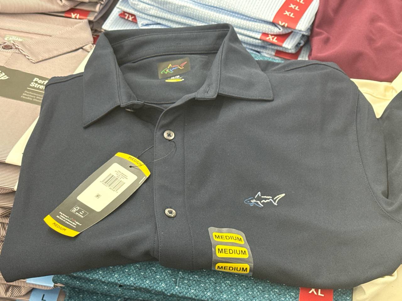   Camisa de botão manga curta Greg Norman