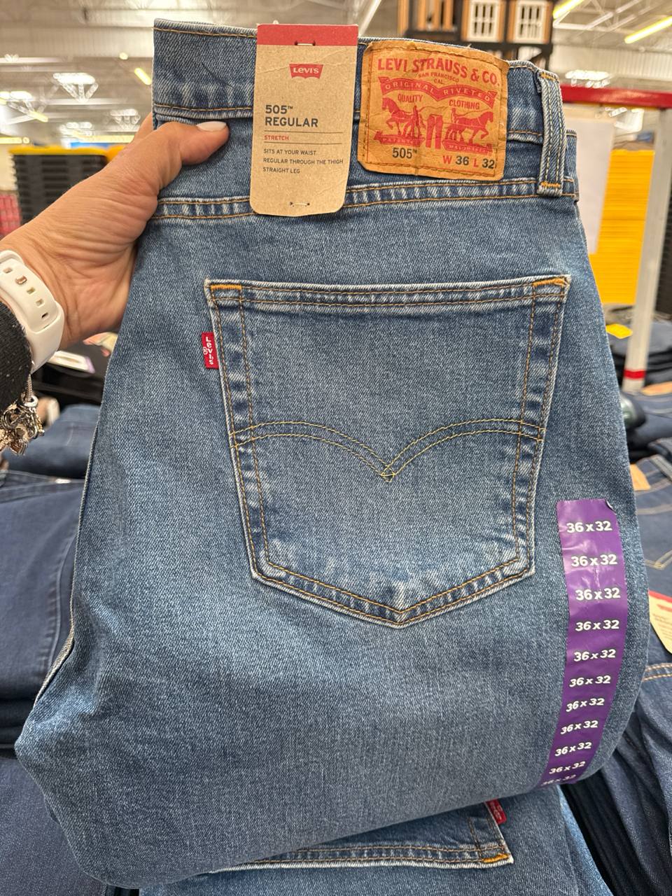 MASCULINO calça LEVIS  regular Stretch