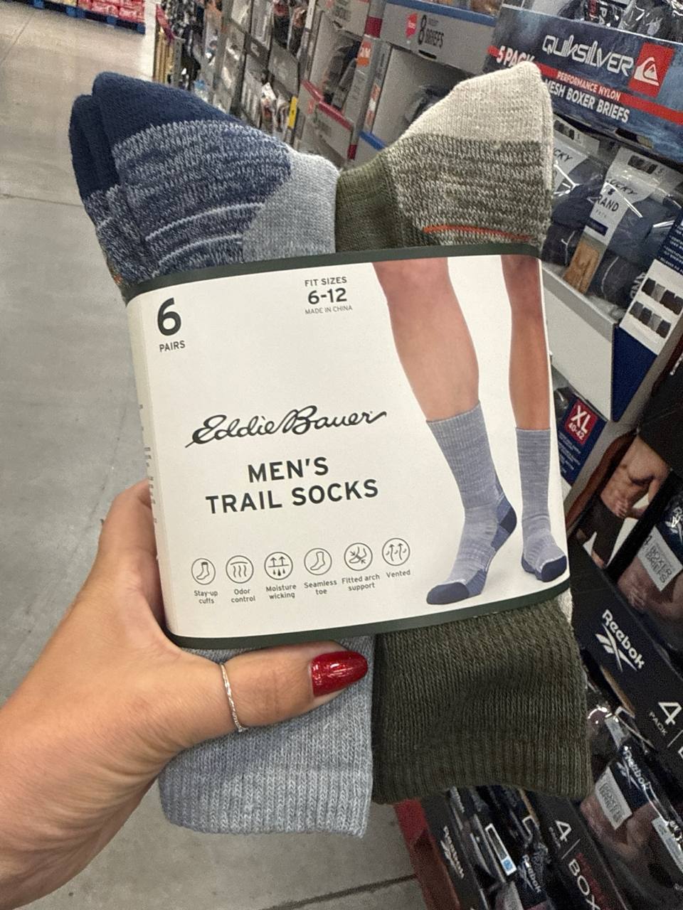 Kit meias 6 pcs