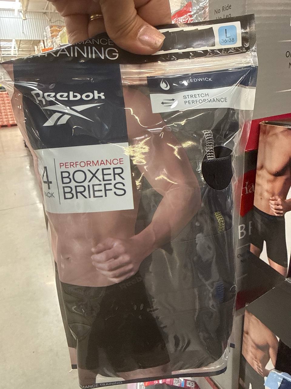 4 pks cuecas Boxer Reebok