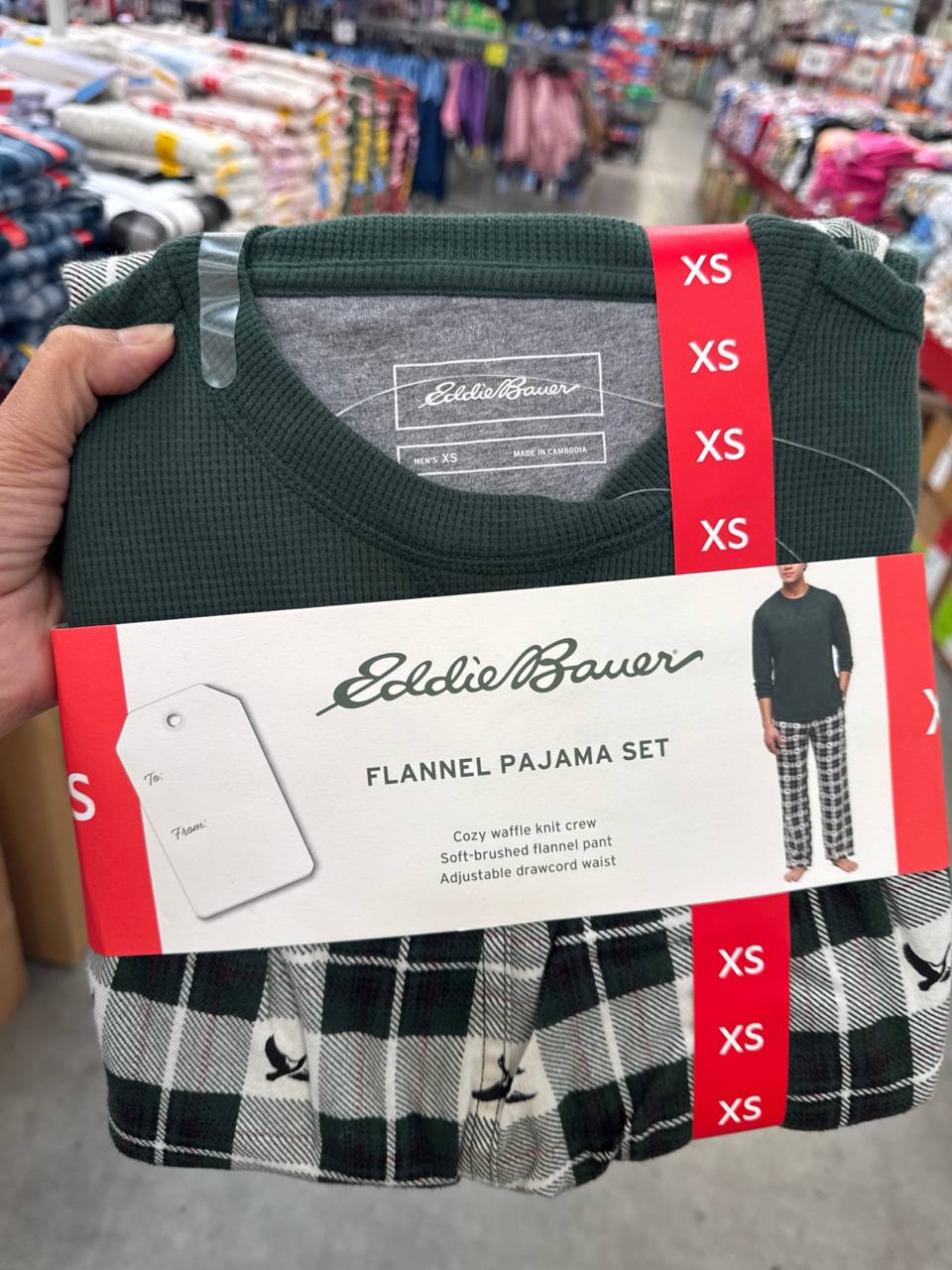   pijama flanelado Eddie Bauer