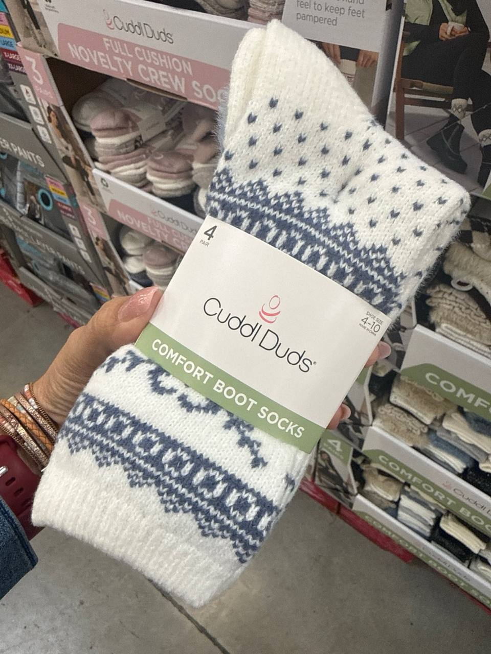 Pack com 4  pares de meia