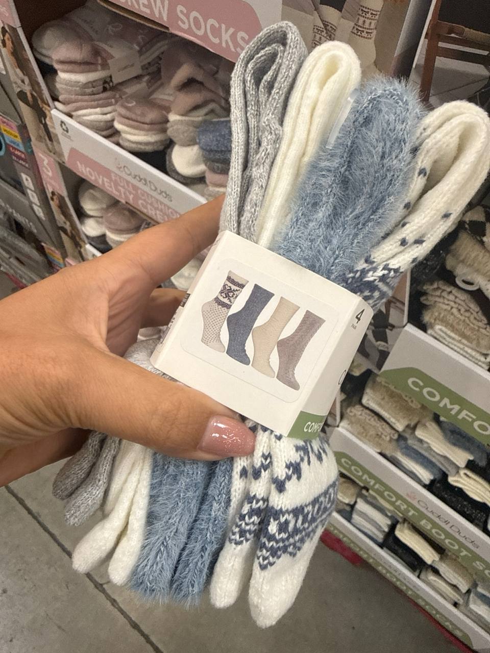 Pack com 4  pares de meia