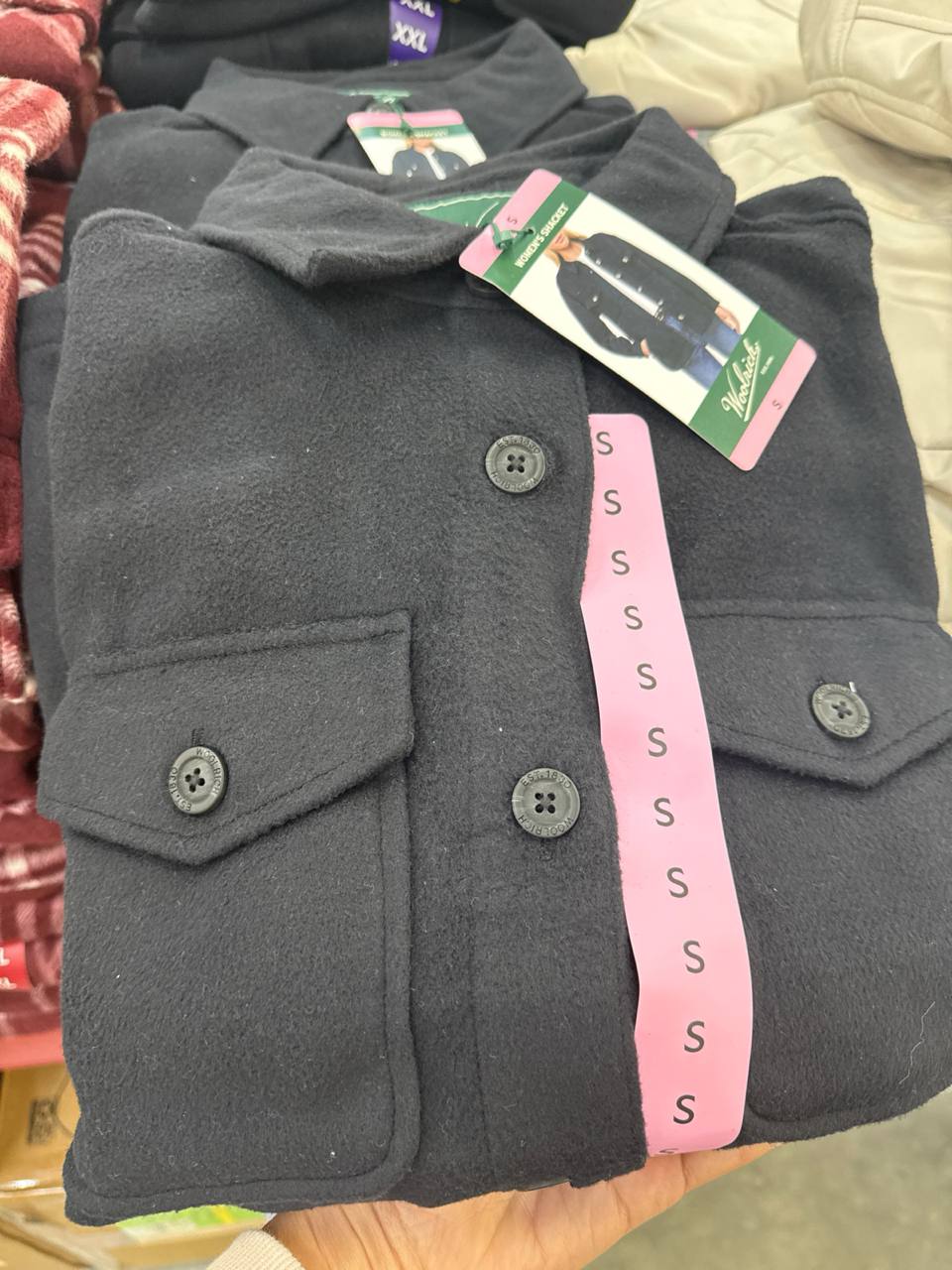  camisa manga longa flanelada grossa  woolrich