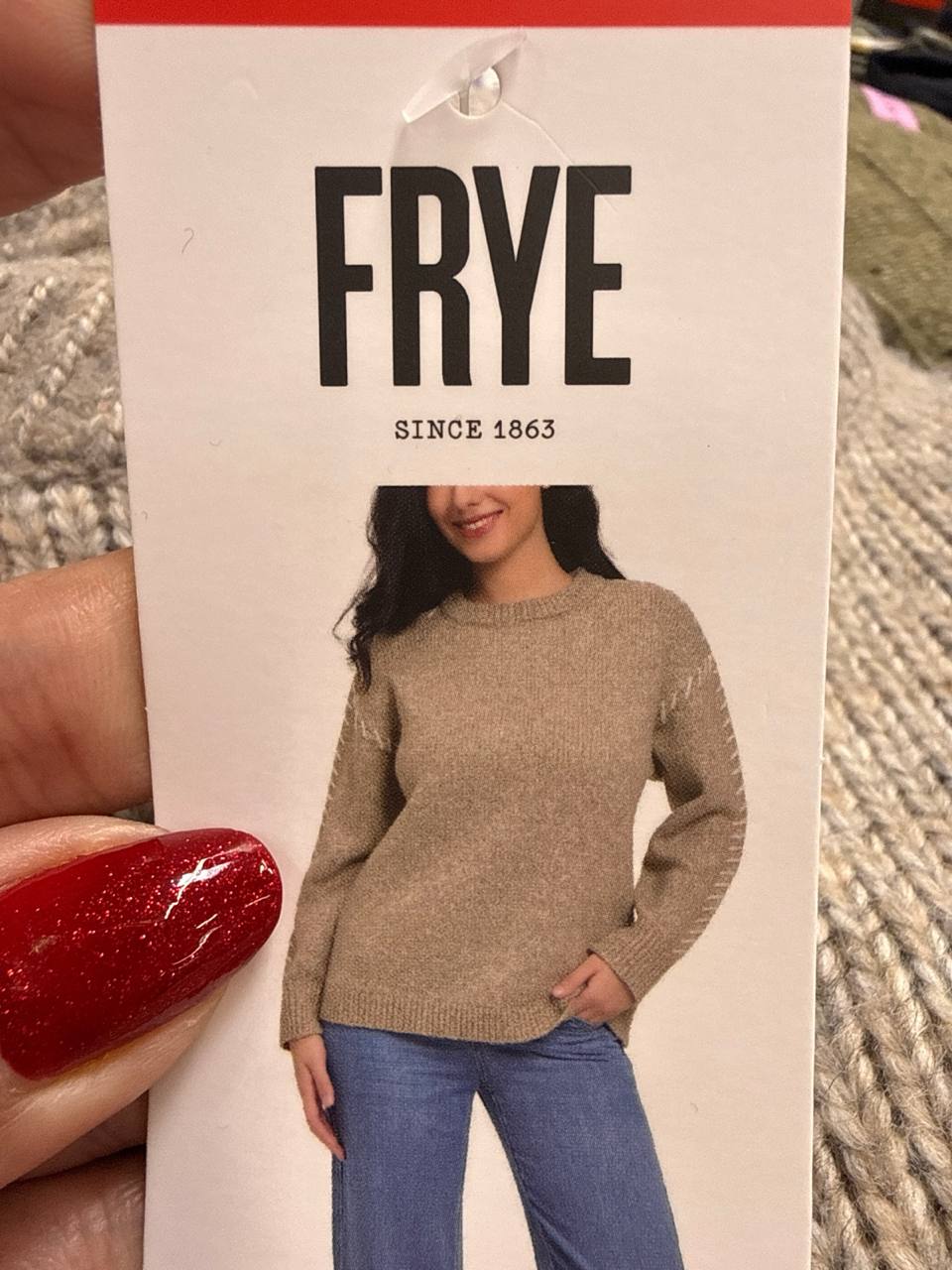  suéter   FRYE