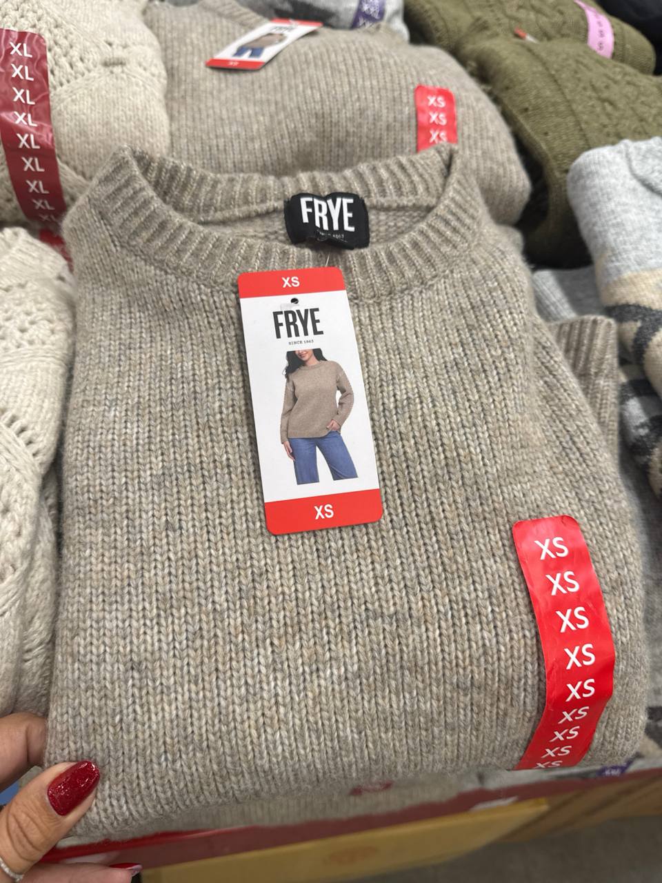  suéter   FRYE