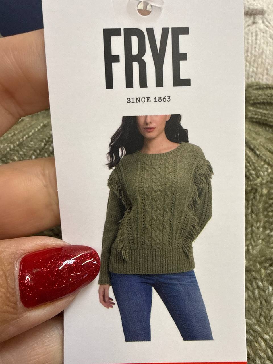  suéter   FRYE